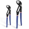 WORKPRO 2-Piece Set of 2 Adjustable Power Strip Pliers 200