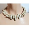 Natural White Branch Coral Beads 3 Strand Versatile Bracelet Necklace