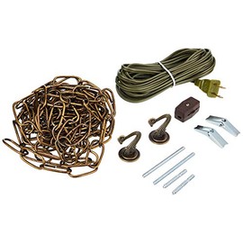 Westinghouse 7047100 15-Foot Swag Kit, Antique Brass