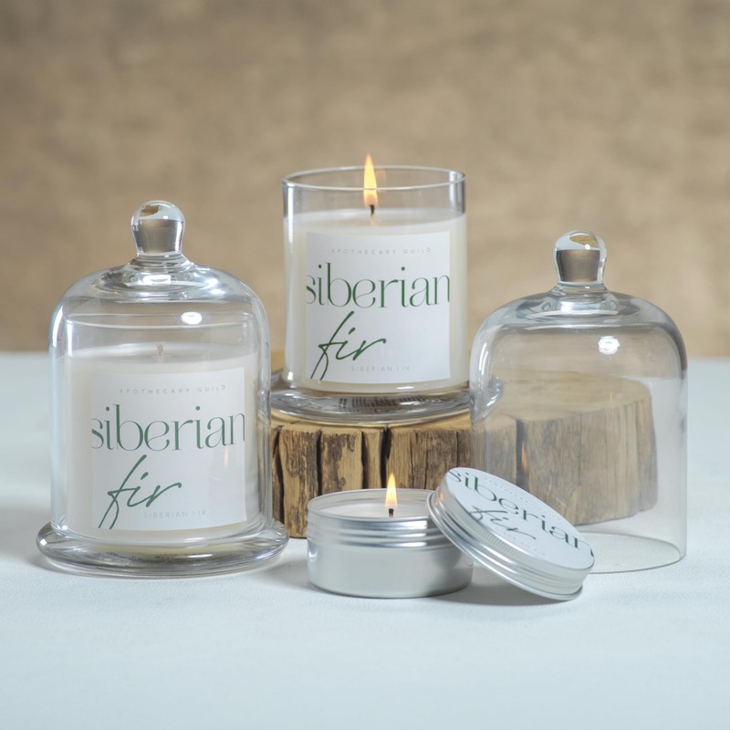 Apothecary Guild Scented Jar Candle with Glass Dome, 10.19 oz