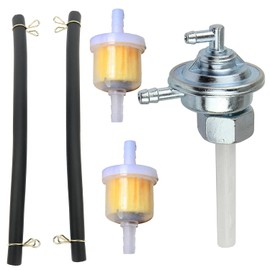 Universal Fuel Tap M16 x 1.5 Fuel Tap Including Filter Element and Hose Compatible with Gy6 SYM Keeway and Kymco for Generator Tanks Motorcycles Off-Road Vehicles and Karts