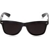 Basik Eyewear - Super Extremely Dark Black Retro Round Classic