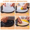 Cast Iron Tortilla Press 12 inch, Heavy Duty Tortilla Pataconera,