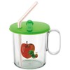 Skater SKJ6AG-A Antibacterial Ag+ Straw, Cup, Cap, Harapeko Aomushi, Made