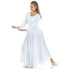 Danzcue Womens Praise Loose Fit Full Length Long Sleeve Dance