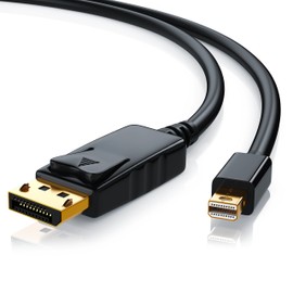CSL – Mini DisplayPort to DisplayPort Adapter – Black