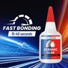 Adhesive Guru Ceramic Glue (2x0.7 oz) Super Glue for Pottery,