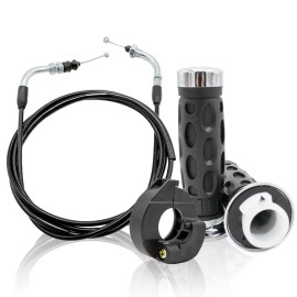 Fancy Scooters GY6 50cc-150cc Throttle Cable Handle Grip Assembly 157QMJ Chinese Motorcycle ATV