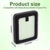 lasuroa 4pcs HEPA Filter Replacement Compatible with Baby Brezza Bottle