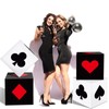 CHUNNIN 4 Pcs Casino Theme Party Decorations Casino Party Favor