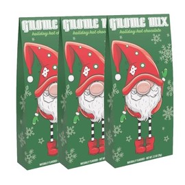 Gnome Mix Holiday Hot Chocolate by McSteven's - 2.5oz Tent Box (Pack of 3)