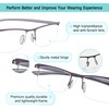 LUR READING GLASSES 3 pack Half-rim Readers