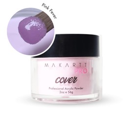 MakarttPro Acrylic Powder - 56g/2oz Nail Cover for Extension, Perfect for Professional Private Nail Technicians - Color: Pink Fever