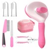 Pet Grooming Brush Kit, Dog Brush for Shedding with Nail