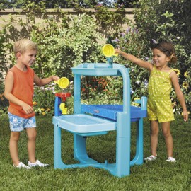 Little Tikes Easy Store Outdoor Folding Water Play Table with Accessories for Kids, Children, Boys & Girls 3+ Years, Mutlicolor, 660429C3