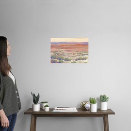 CANVAS ON DEMAND High Desert Pastels II Wall Decal, Desert Artwork
