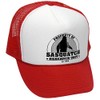 Sasquatch Research Unit - Retro Style Trucker Hat, Red, OSFA