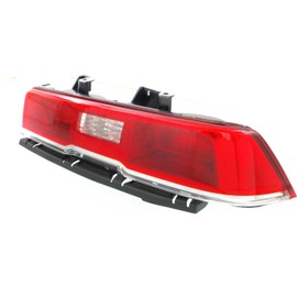 Eohfsxk Tail Light Halogen Bulb Right Passenger Side Clear & Red Lens W/Bulb Tail Lamp for Chevy for Camaro LS/LT/SS/Z/28/ZL1 14-15 13751965 GM2801265