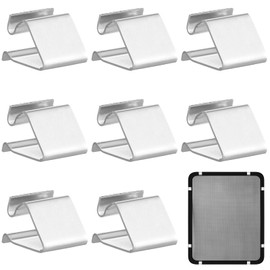 Datanly 8 Pcs RV Window Replacement Screen Clips Screen Installer Clips Screen Retainers Clips RV Roll Form Screen Spring Bail for Replacing Clips on RV Window Screens Repairing Screen Frames