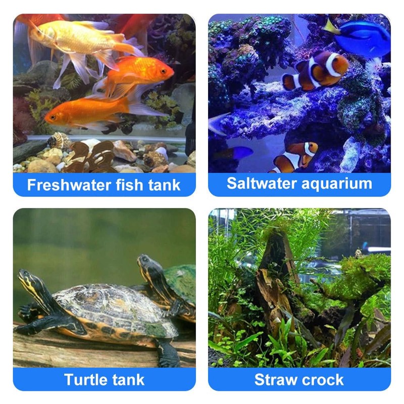 DONGKER Mini USB Submersible Aquarium Heater,20W 26℃ Automatic Constant Temperature