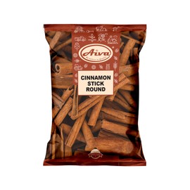 AIVA - Cinnamon Sticks ROUND 3.5 oz (100gm) 2-3/4 Inches in Length Cassia Round ~ All Natural | Vegan | NON-GMO