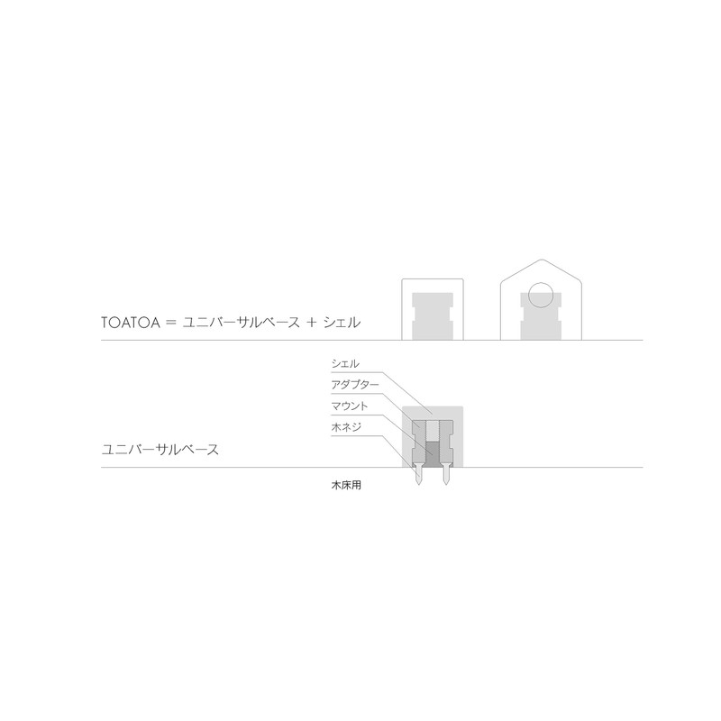 kuuki　TOATOA　C1　カフェオレ（戸当たり)
