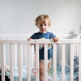 CLARITYKG Correas de Seguridad de Juguete y Chupones, Cadenas EláSticas de Silicona para Chupones, 5 Pcs Correas para Chupones para Cochecitos Silla Alta Cunas Cestas Colgantes Asiento de Coche