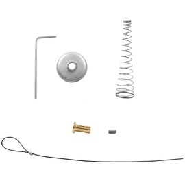 Hordion 1 Sets Fence Gate Latch Cable Pull, Cable Replacement Gate Opener, Black Spring with Adjustable Door for Metal Fence, Garden Wooden Door, Door Springs to Close