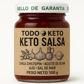 Salsa Keto Chiltepin Con Aceite De Oliva Sin Conservadores                                                                                            
