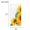 Toalla de mano de girasol suave para baño, hotel, gimnasio,