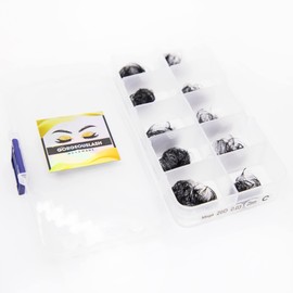 GorgeousLash 20D, 25D Mega Lashes. 500 Premade Volume Lash Fans. Eyelash Extensions. Handmade! (20D - C Curl - 0.03, 23mm)