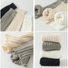 Qzkouma ZZT-85 Women's Loose Socks, Knit Socks, Solid, Cooling Protection,