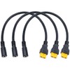 3-Pack 16AWG XT60 Female to DC 5.5×2.1mm Female Power Cable,