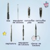 J.H. Company Set 6 Piezas Manicure Cortauñas Estuche Portatil Rz20-k6