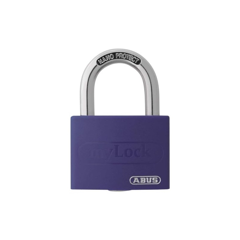 ABUS 508691 T65AL/40 "myLock" Aluminium Padlock, Purple