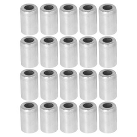 20PCS Air Conditioning Hose Aluminum Cover Strong Strength Air Conditioning Joint Cover for Car 6/8in