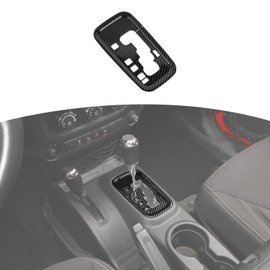 RT-TCZ para Wrangler JK Gear Shift Panel de cubierta para Jeep Wrangler JK JKU 2011-2017 Accesorios interiores de fibra de carbono