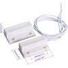 GUUZI Pack of 10 Surface Mounted Wired Door Window Magnetic