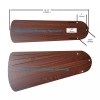 Westinghouse 5 - 42" Dark Reversible Ceiling Fan Blades, Indoor