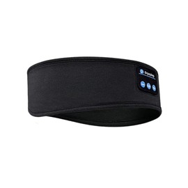 Sleep Headphones Bluetooth Wireless Headphones Headband Sports with Microphone Earphones Sleepband for Men Women Games Yoga Relaxation Workout Running(Black)