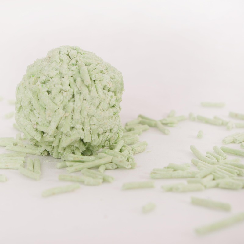FOURPAW Tofu Cat Litter Green Tea 5.5 Lbs, Flushable Clumping
