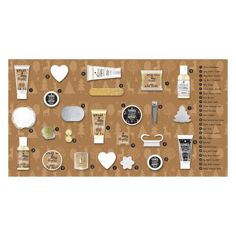 accentra Wellness Advent Calendar "Believe in the Magic", 630 g