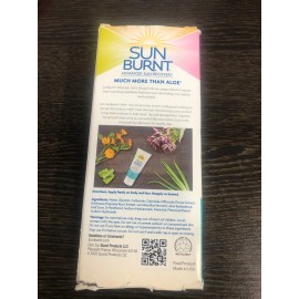 Sunburnt Sun Burnt After-Sun Daily Recovery Cooling Gel 6 oz EXP.  05/2026