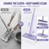 2 Pack Hands-Free Rotating Mini Mop for Wet & Dry
