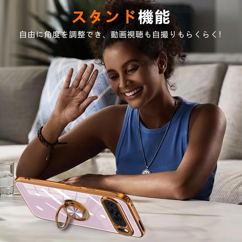 AQUOS Wish 4 Case SH-52E Case with Ring Shock Resistant