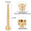 STYDDI 6" Brass Garden Water Hose Nozzle, Jet Stream Hose