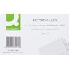Q-Connect Record Card 127x76mm Ruled Feint White (100 Pack)