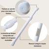 VEGCOO 2 x Extendable Curtain Pole 30-50 cm No Drilling