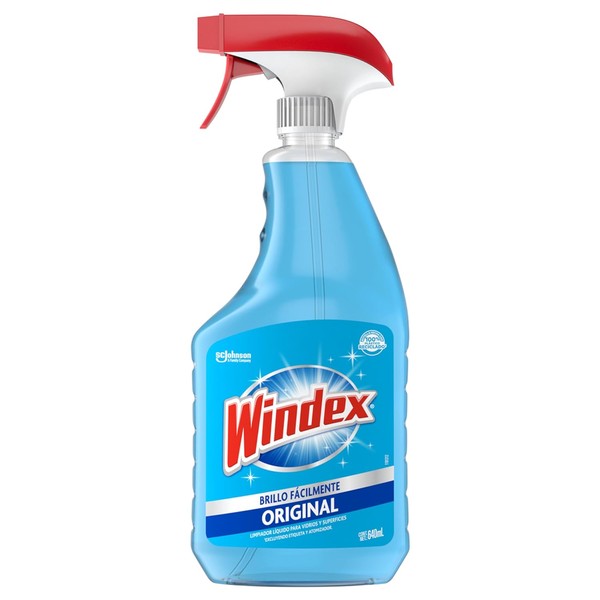 Windex Brillo Fcilmente Original, Limpiador de Vidrios y Superficies, 1