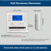 7 Day Flexible Programmable Thermostat, 2 Heat/1 Cool Heat Pump